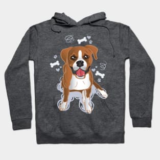 Boxer - Puppy Dog Eyes Hoodie